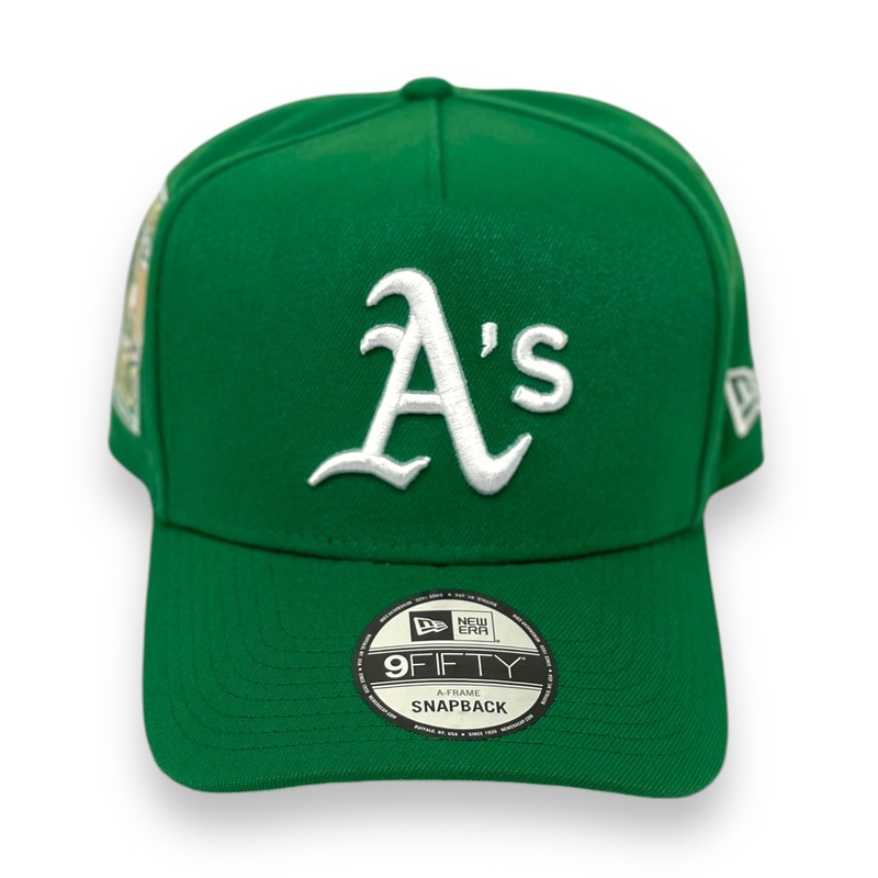 OAKLAND ATHLETICS (GREEN) (RICKEY HENDERSON FIELD) “9FIFTY AFRAME” NEW ERA SNAPBACK