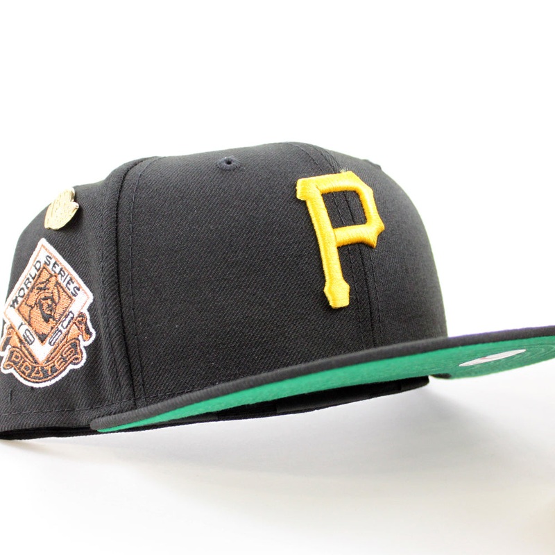Pittsburgh Pirates 1960 World Series New Era 59Fifty Fitted Hat (59FIFTY DAY – Team color Green Under Brim) 7