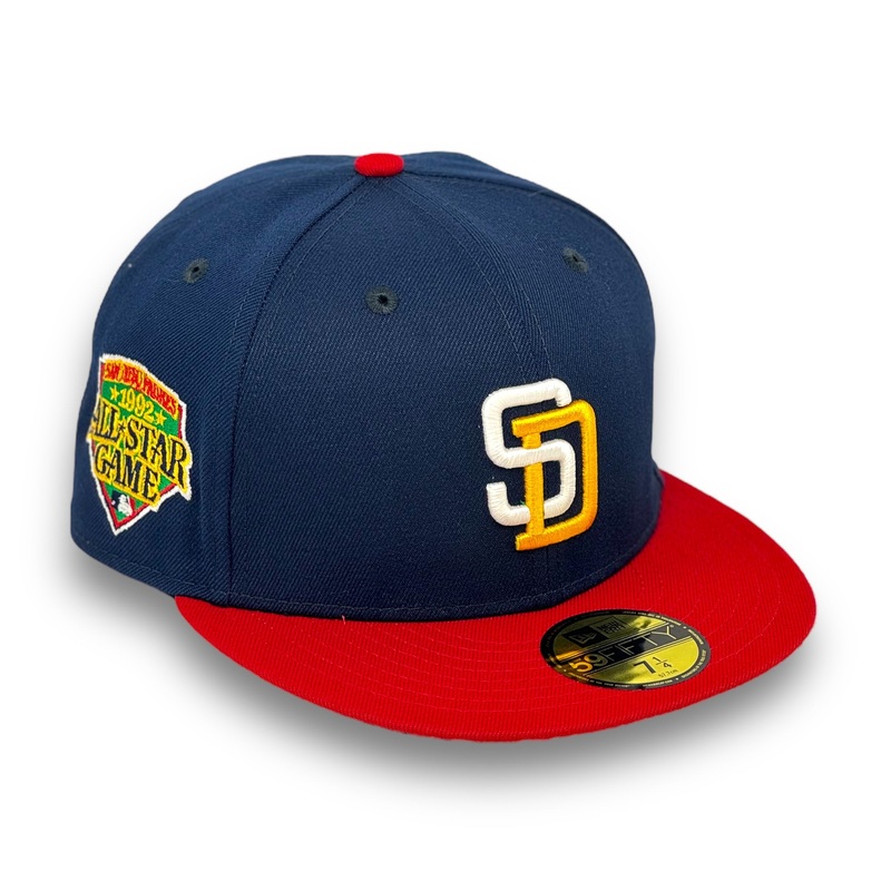 SAN DIEGO PADRES (NAVY/RED) (1992 ALLSTARGAME) NEW ERA 59FIFTY FITTED 67/8