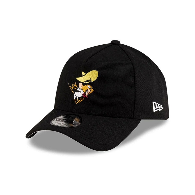 Speedy Gonzales Black 9FORTY A-Frame Adjustable Cap OSFA