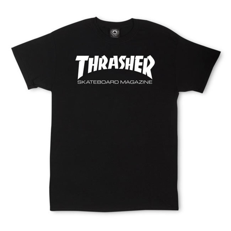 Thrasher Skate Magazine Tee (Black) s