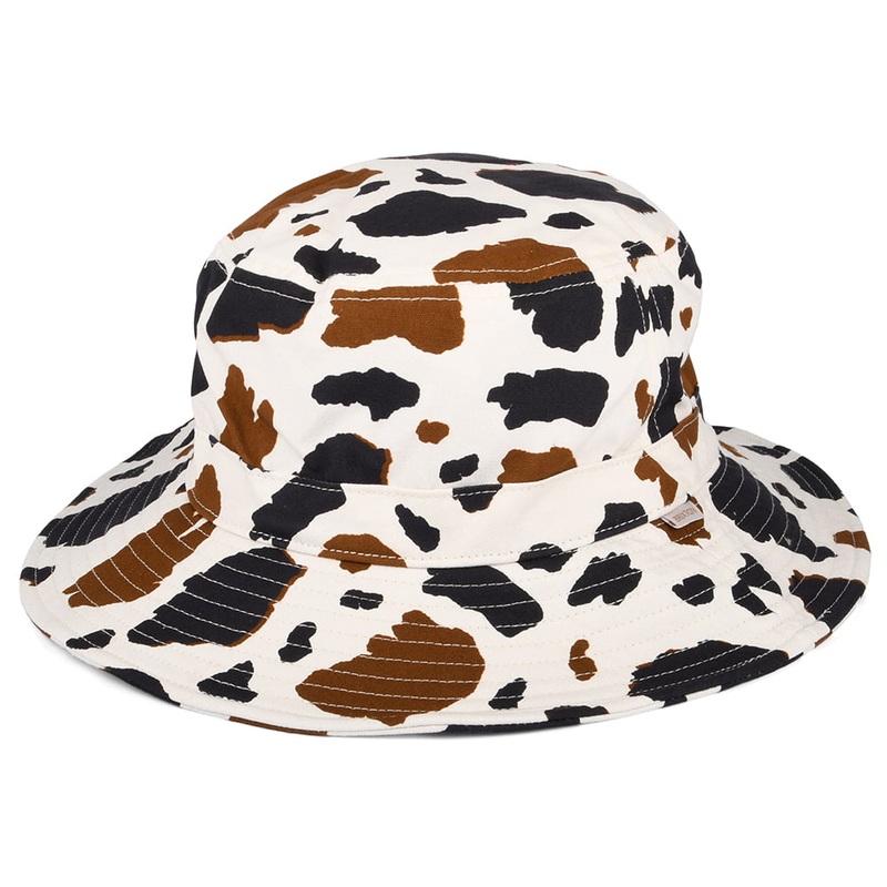Brixton Hats Petra Cattle Packable Bucket Hat – Brown Mix X-Small/Small
