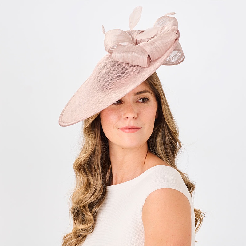 Failsworth Hats Letizia Disc Fascinator – Truffle 1-Size