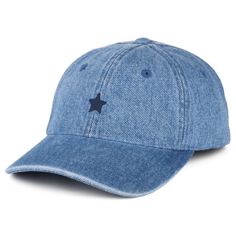 Levi’s Hats Womens Mini Graphic Baseball Cap – Denim Adjustable