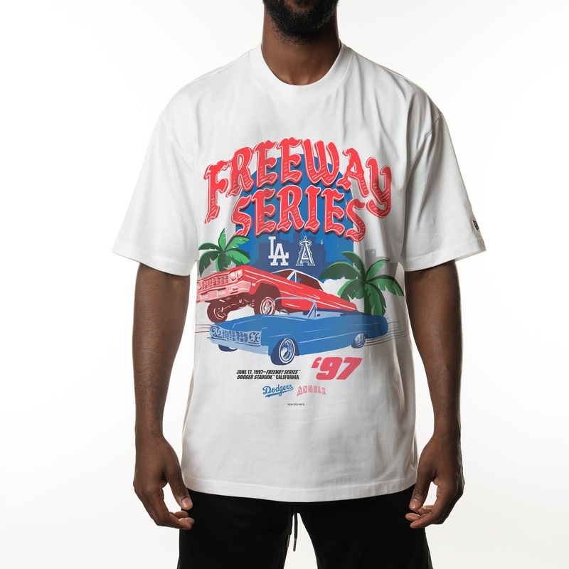 MLB Multi Team Freeway Series White T-Shirt 4XL