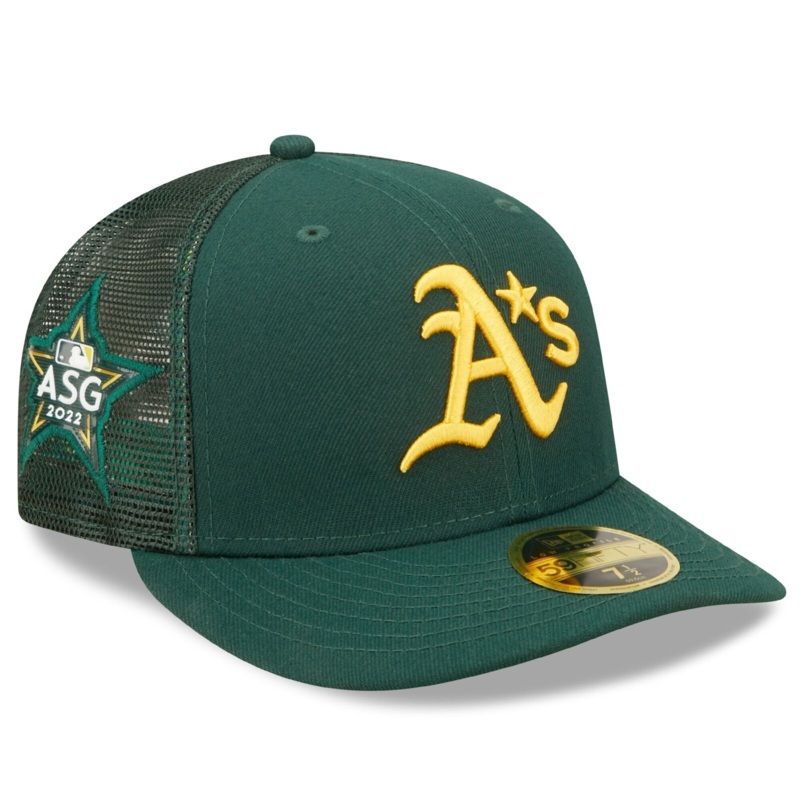 New Era Green Oakland Athletics 2022 MLB All-Star Game Workout Low Profile 59FIFTY Fitted Hat