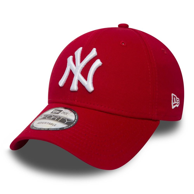 New York Yankees 9FORTY League Basic Scarlet/White Cap One Size