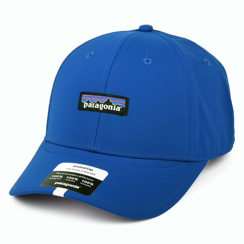 Patagonia Hats Airshed Low Crown Recycled Baseball Cap – Blue Adjustable