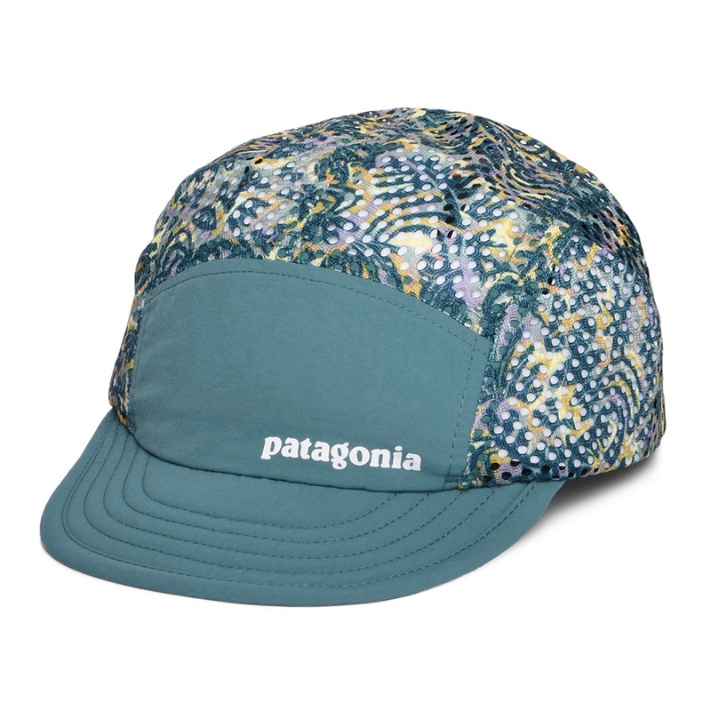 Patagonia Hats Wild Botanist Duckbill Recycled 5 Panel Cap – Smoke Blue-Multi Adjustable