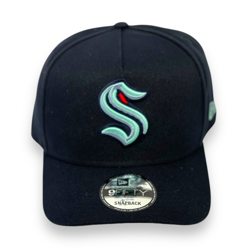 SEATTLE KRAKEN (NAVY) AFRAME NEWERA 9FIFTY SNAPBACK