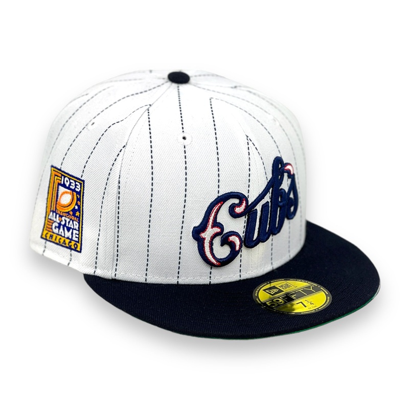 CHICAGO CUBS (PINSTRIPE) (1933 ALLSTARGAME) NEW ERA 59FIFTY FITTED (GREEN UNDER VISOR) 67/8