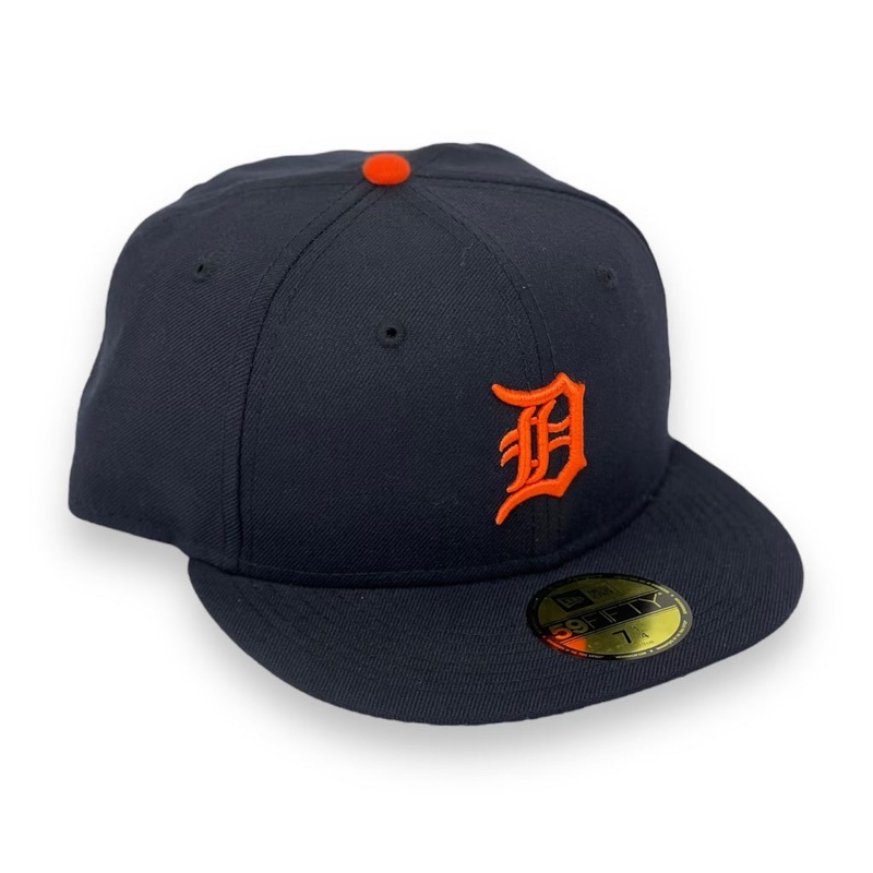 DETROIT TIGERS NEW ERA 59FIFTY FITTED (NAVY/ORANGE) 67/8