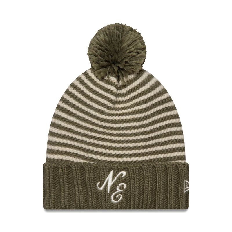 New Era Green Jake Knit Beanie Hat OSFM
