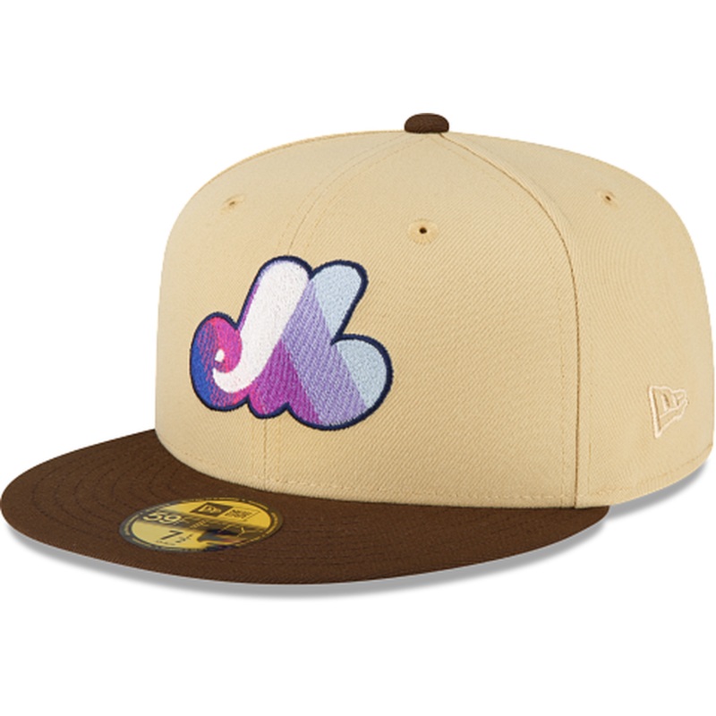 New Era Montreal Expos Blond 59FIFTY Fitted Hat