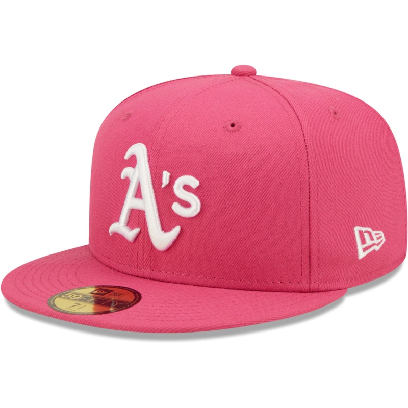 New Era Oakland Athletics Hot Pink 59FIFTY Fitted Hat