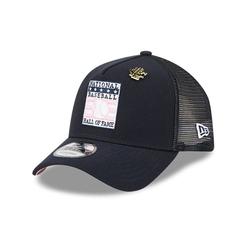 Baseball Hall Of Fame MLB Big League Chew Navy 9FORTY A-Frame Adjustable Cap OSFM