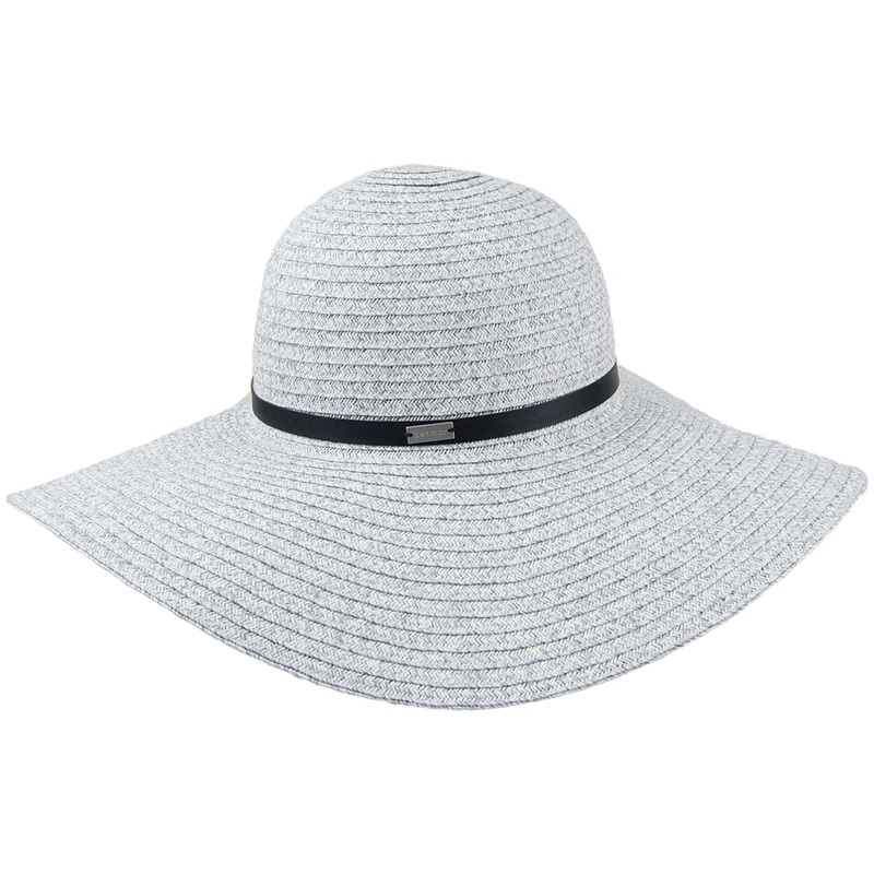 Betmar Hats Ramona Wide Brim Sun Hat – Grey Multi 1-Size