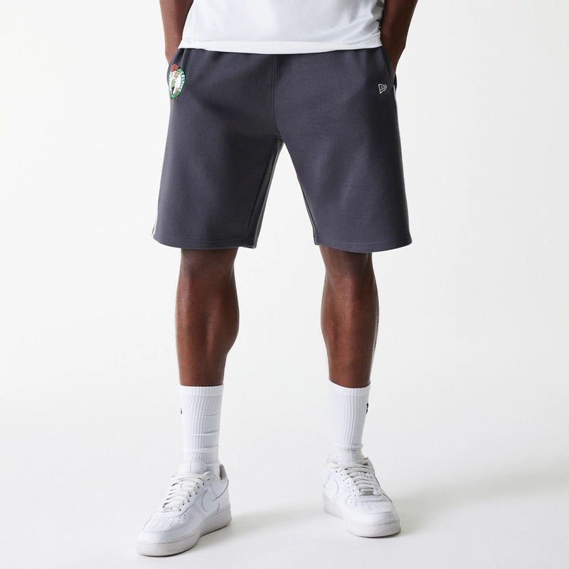 Boston Celtics NBA Piping Dark Grey Shorts XS