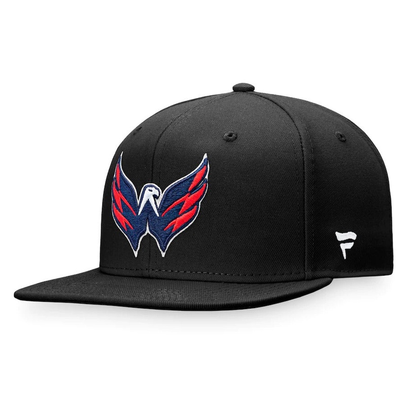 Fanatics Branded Black Washington Capitals Core Primary Logo Fitted Hat