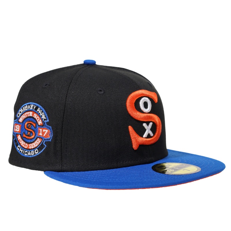 New Era Chicago White Sox 1917 World Series Black/Orange/Blue 59FIFTY Fitted Hat