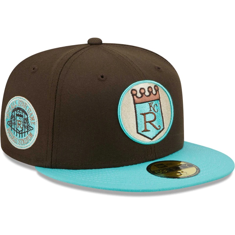 New Era Kansas City Royals Walnut Mint 2022 59FIFTY Fitted Hat