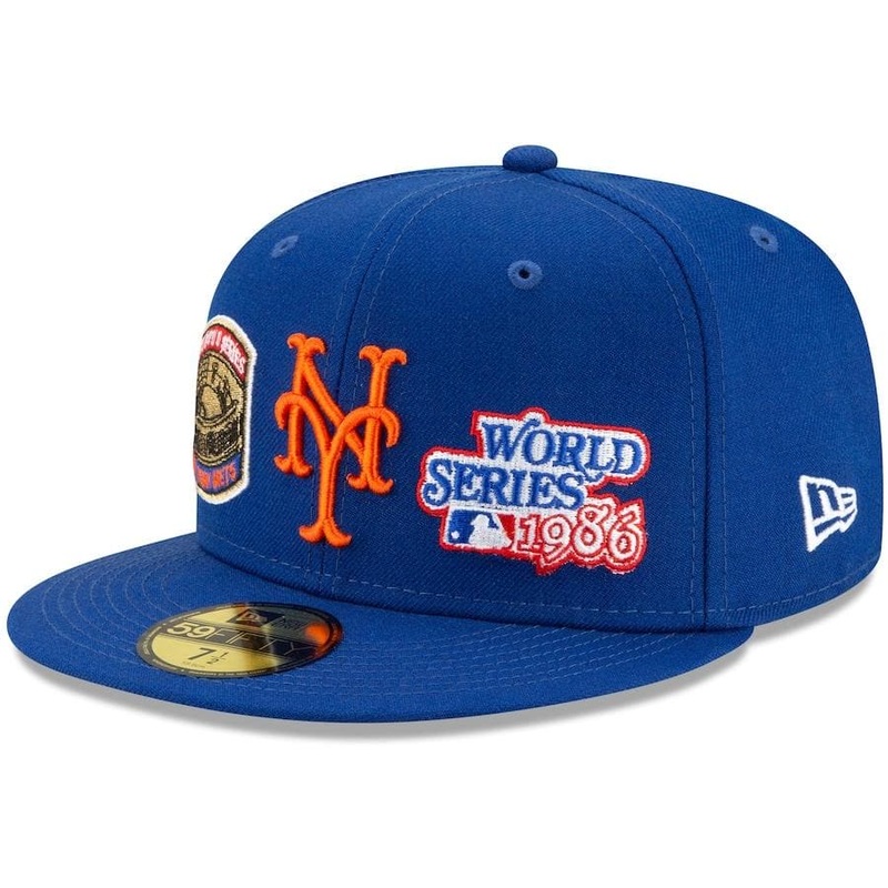 New Era New York Mets Royal 2x World Series Champions 59FIFTY Fitted Hat