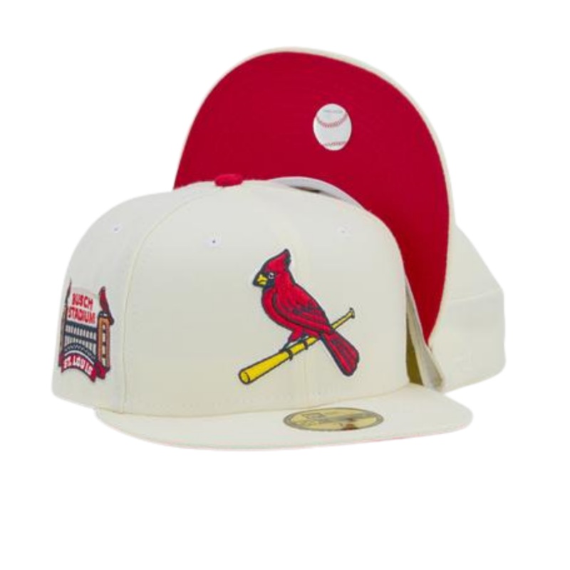 New Era St. Louis Cardinals “Chrome” Pack Red Under Brim 59FIFTY Fitted Hat