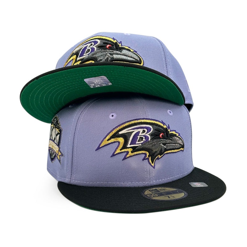 Baltimore Ravens “FLOCK-OFF” Exclusive New Era 59Fifty Fitted Hat – Lavender/Black 6 7/8