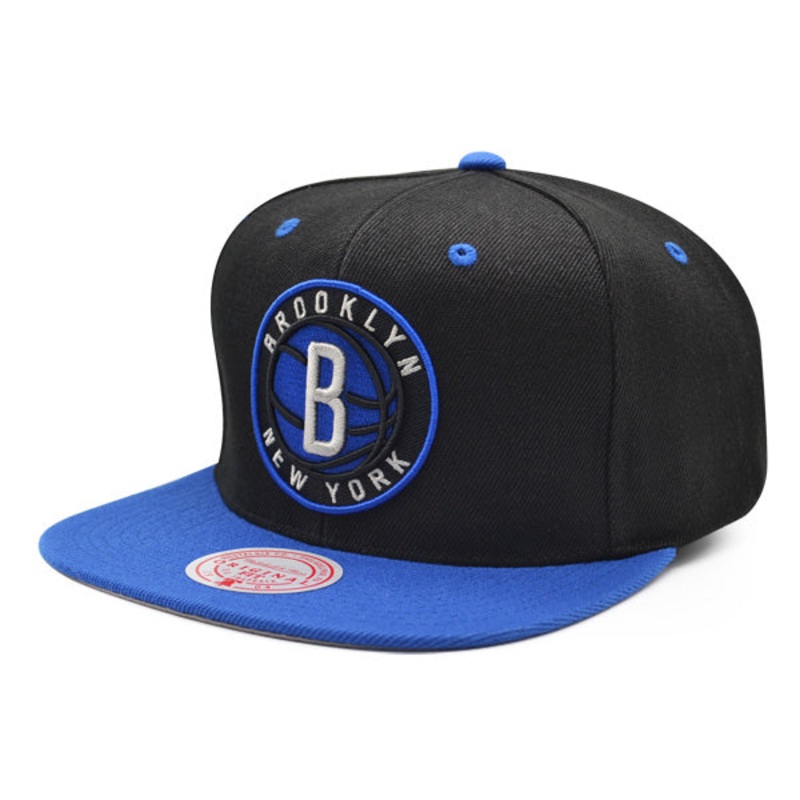 Brooklyn Nets Mitchell & Ness BLACK ROYALTY Snapback Hat – Black/Royal