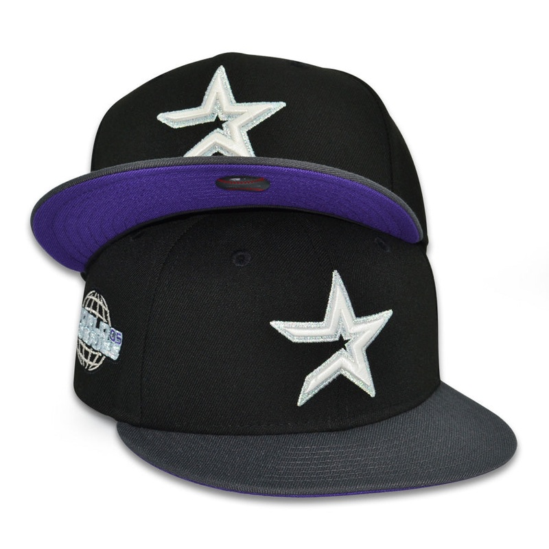 Houston Astros “THE HAZE” Exclusive New Era 59Fifty Fitted Hat – Black/Graphite 6 7/8