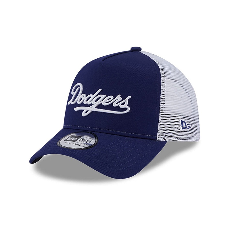 Los Angeles Dodgers Trucker Team Script Royal Cap One Size