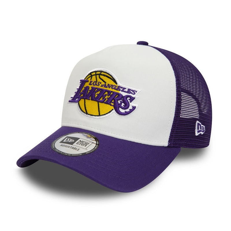 Los Angeles Lakers Trucker A-Frame Team Colour Purple Cap One Size