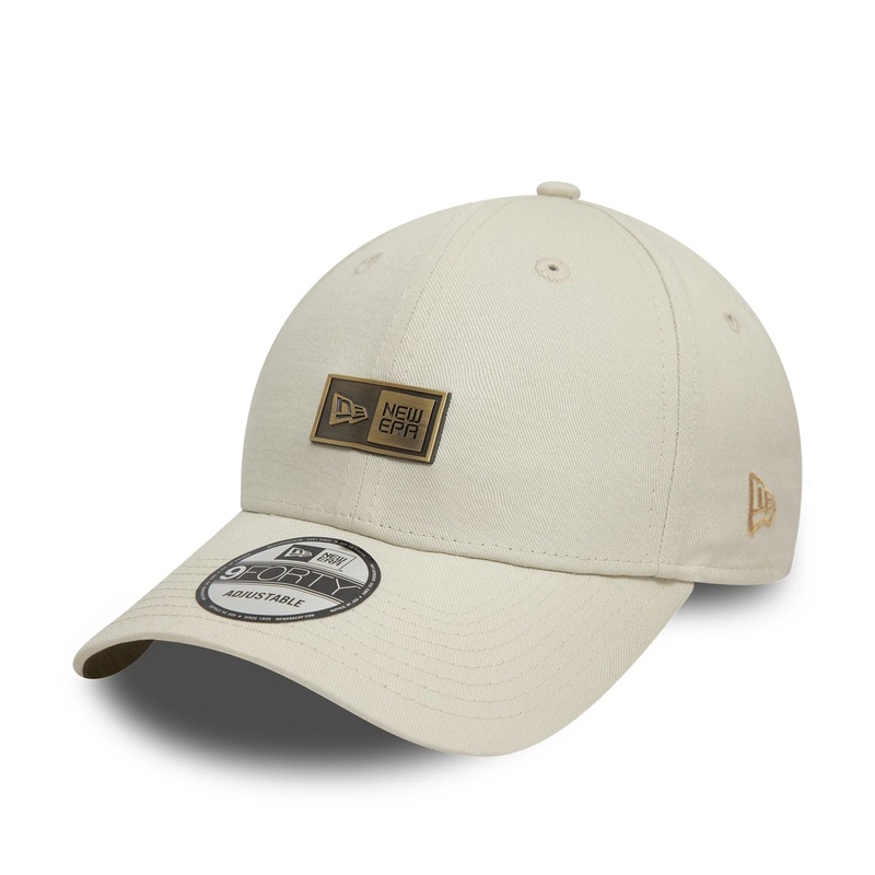 New Era Badge Cream 9FORTY Adjustable Cap OSFM