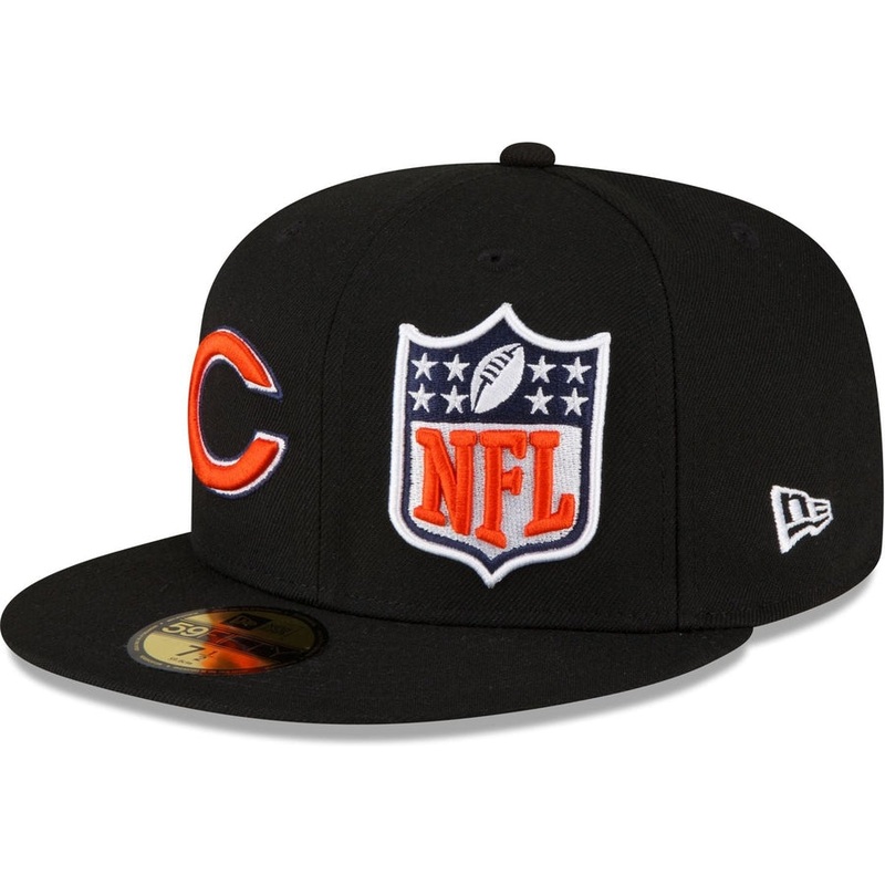 New Era Chicago Bears 2023 Sideline Black 59FIFTY Fitted Hat