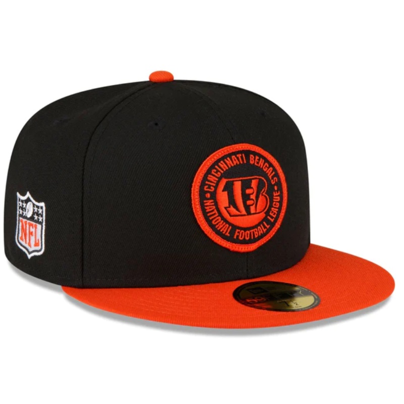 New Era Cincinnati Bengals 2023 Sideline Team Patch 59FIFTY Fitted Hat