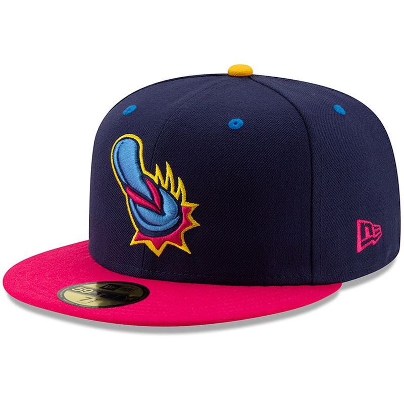 New Era Navy/Pink San Antonio Flying Chanclas Copa de la Diversion 59FIFTY Fitted Hat