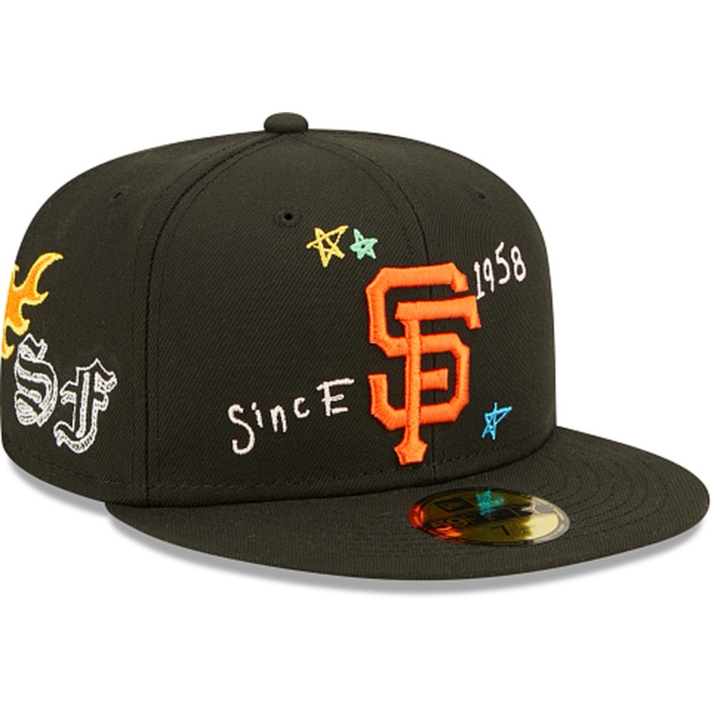 New Era  San Francisco Giants Scribble Collection 2022 59FIFTY Fitted Hat