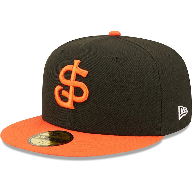 New Era San Jose Giants Black Authentic Collection Team Home 59FIFTY Fitted Hat