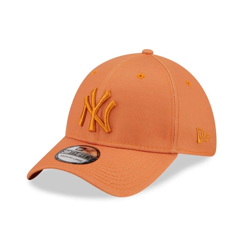 New York Yankees 39THIRTY League Essential Orange Cap XS-S