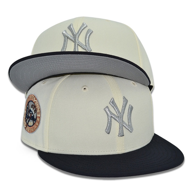 New York Yankees “ROOKIE SEASON” Exclusive New Era 59Fifty Fitted Hat – Chrome/Navy 6 7/8
