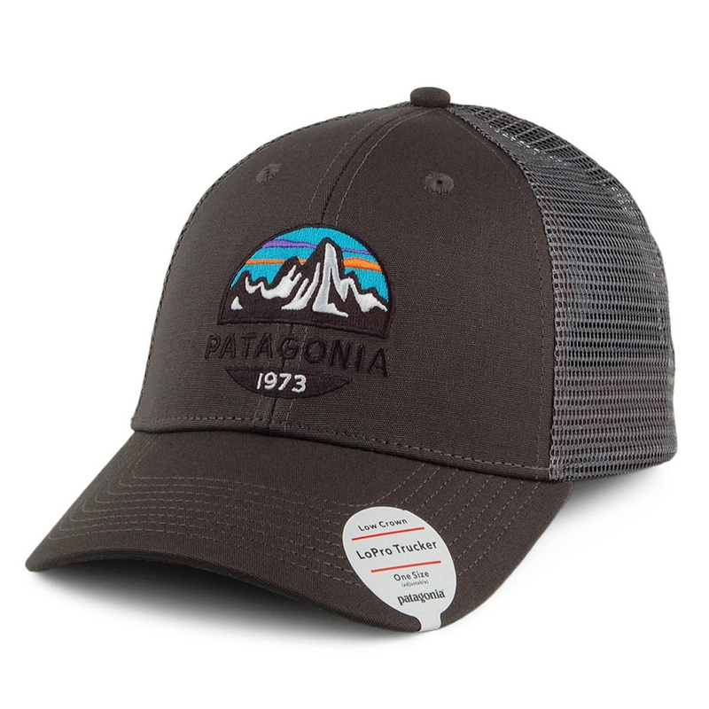Patagonia Hats Fitz Roy Scope LoPro Trucker Cap – Grey Adjustable