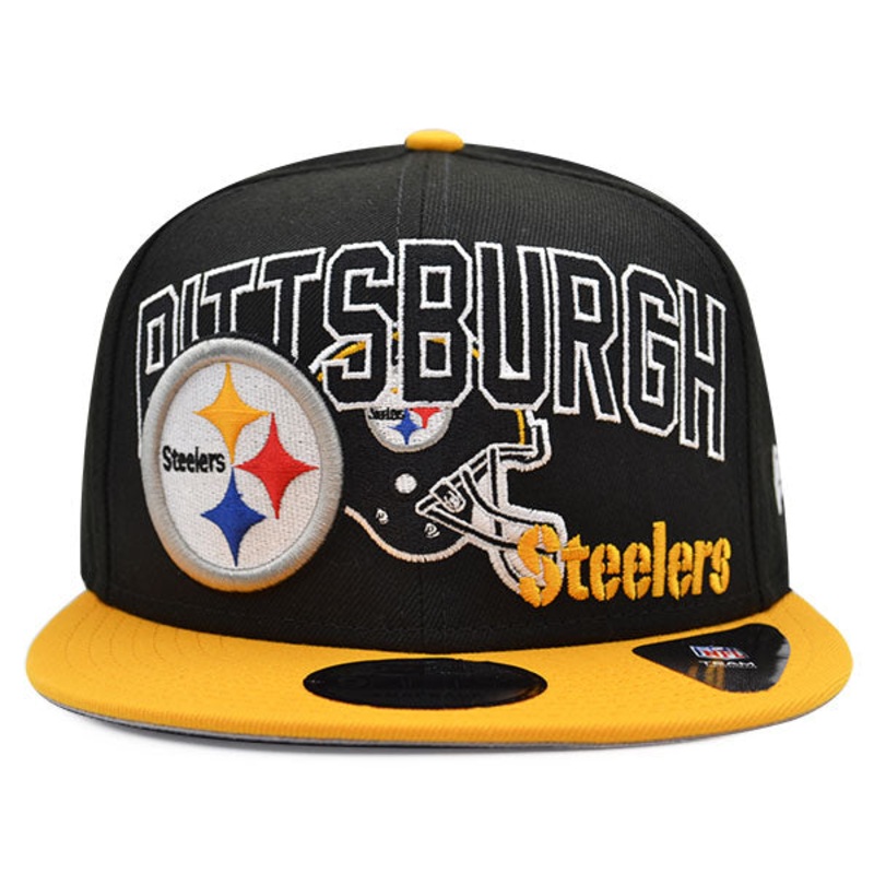 Pittsburgh Steelers New Era TEAM MIX 9Fifty Snapback NFL Hat – Black/Yellow