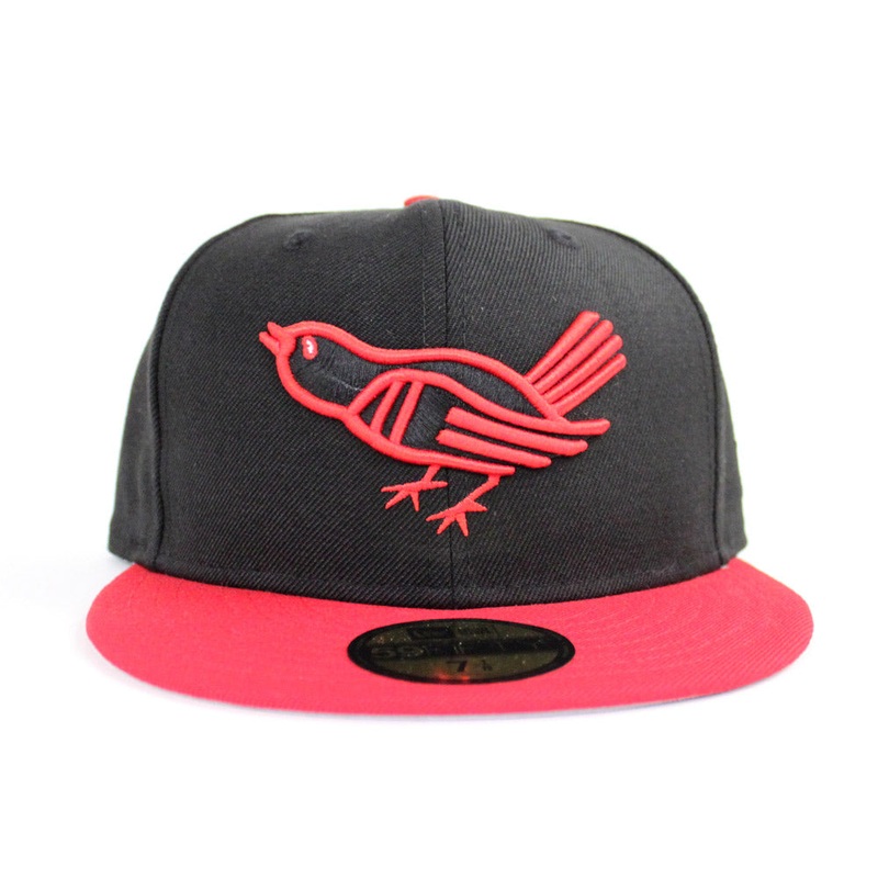 Baltimore Orioles New Era 59Fifty Fitted Hat (Black Red Gray Under Brim) 7