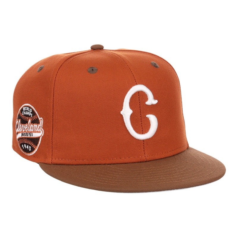 Ebbets Cleveland Buckeyes NLB Sandbag Fitted Hat