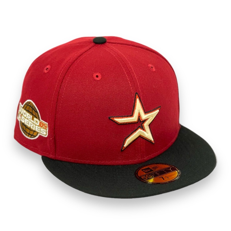 HOUSTON ASTROS (CARDINAL) (2005 WORLDSERIES) NEW ERA 59FIFTY FITTED 67/8