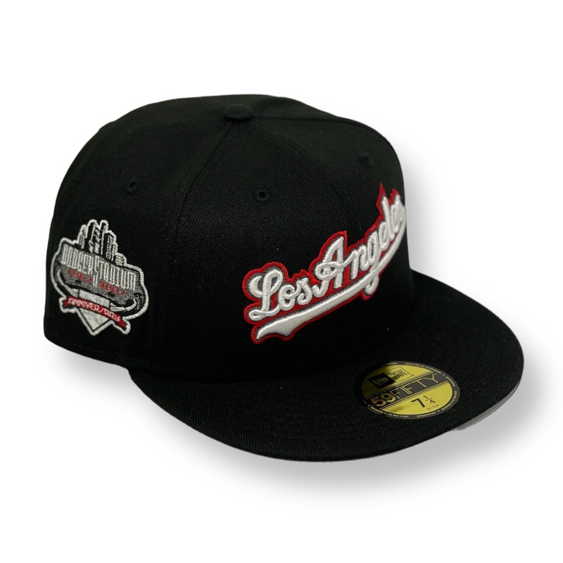 LOS ANGELES DODGERS (BLACK) (DODGER STADIUM 40TH ANN) NEW ERA 59FIFTY FITTED 67/8