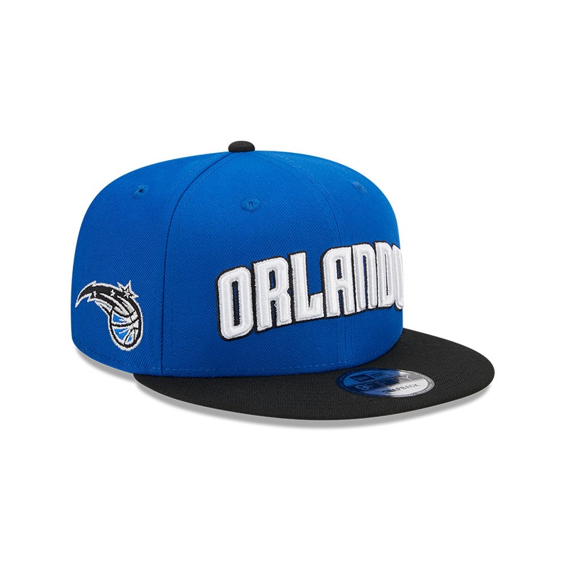 Orlando Magic New Era Jersey Hook Statement Edition 9FIFTY Snapback Hat – Royal/Black