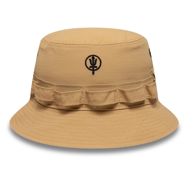 Thrudark x New Era Ripstop Beige Adventure Bucket Hat S