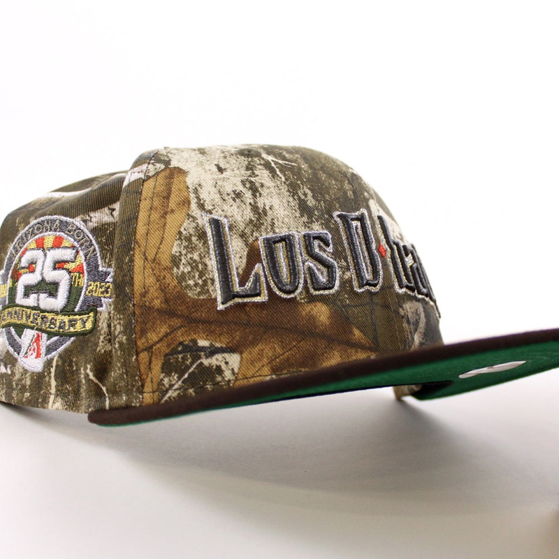 Arizona Diamondbacks (Los Diamondbacks) Arizona Born 25Th Anniversary New Era 59Fifty Fitted Hat (RealTree Camo BurntWood Green Under Brim) 7