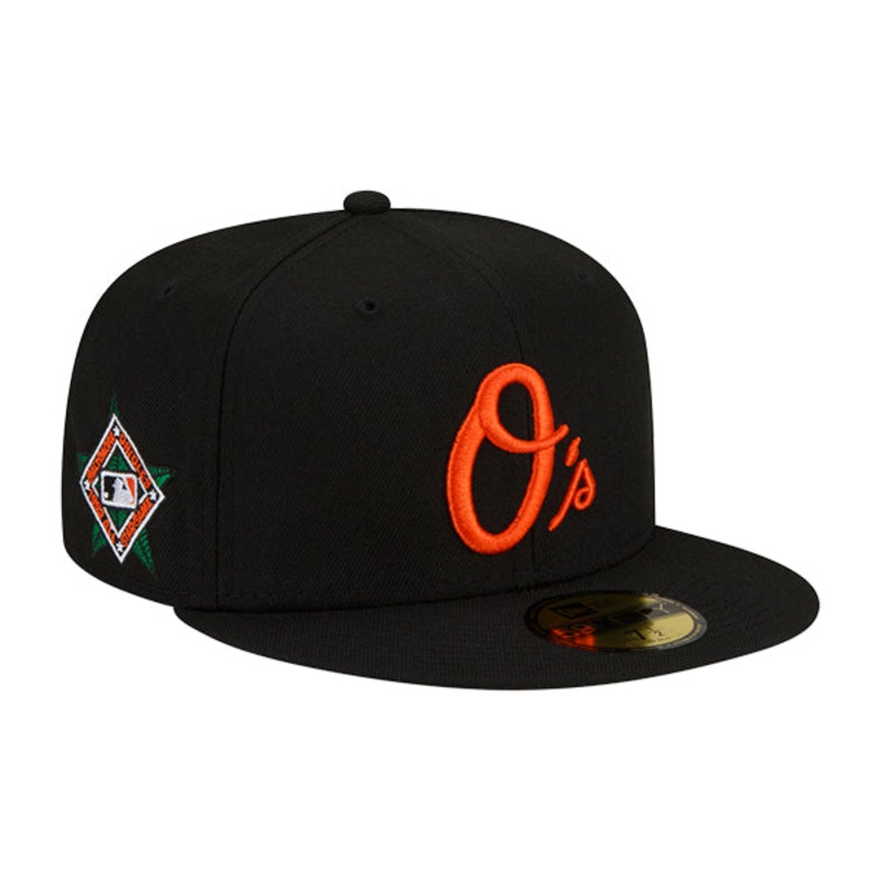 Baltimore Orioles 1993 All-Star Game New Era Exclusive 59Fifty Fitted Hat -Black/Orange 7